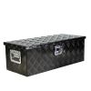 30 Inch Heavy Duty Black Aluminum 5 Bar Tread Tool long Box Truck Pickup Trailer Toolbox Underbody Storage+Lock+Keys (30.1"×12.8"×10.4")