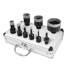 9-Piece Diamond Hole Saw Kit