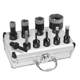 10-Piece Diamond Hole Saw Kit