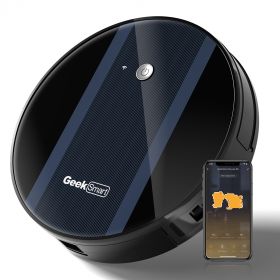 Geek Smart Robot Vacuum Cleaner G6, Ultra-Thin, 1800Pa Strong Suction, Automatic Self-Charging, Wi-Fi Connectivity, App Control, Custom Cleaning