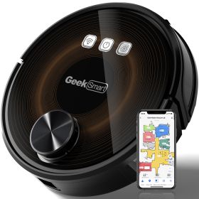 Geek Smart L8 Robot Vacuum Cleaner and Mop, LDS Navigation, Wi-Fi Connected APP, Selective Room Cleaning,MAX 2700 PA Suction