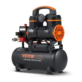 VEVOR Air Compressor 2.1 Gallon 900W 2.2 CFM@ 90PSI 70 dB Ultra Quiet Oil Free