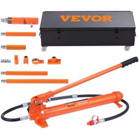 VEVOR 20 Ton Porta Power Kit, Portable Hydraulic Jack with 4.6 ft/1.4 m Oil Hose, Car Frame Repair Tool with Storage Case for Automotive