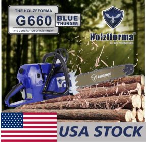 Holzfforma® 92cc Blue Thunder G660 MS660 066 Gasoline Chain Saw Power Head Without Guide Bar and Chain With Wrap Around Handle Bar