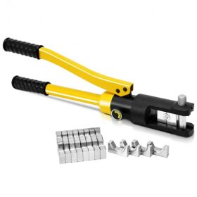 Crimper Tool 16 Ton Cable Lug Hydraulic Wire Terminal Crimper With Dies