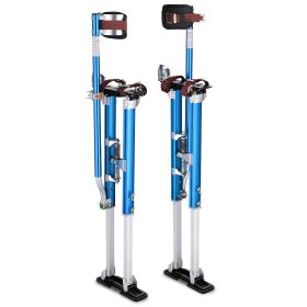 36in to 50in Blue Aluminum Drywall Stilt