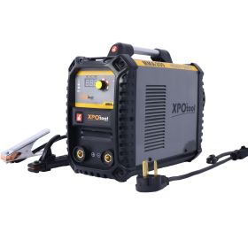 110/220V MMA Welder, 200A Stick ARC Welding Machine IGBT Inverter Digital Display LCD Hot Start Welder with Electrode Holder, Work Clamp