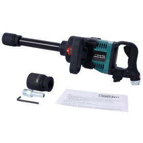 Industrial 1" inch Air Impact Wrench Gun Long Shank Pneumatic Truck with 38mm & 41mm Socket