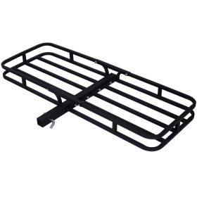 Hitch Mount Cargo Carrier ,Rear Cargo Rack for SUV, Truck, Car,Luggage Basket Rack Fits 2" Receiver