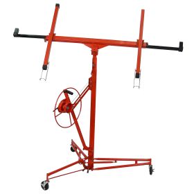 Drywall Lift Panel 11' Lift Drywall Panel Hoist Jack Lifter,red