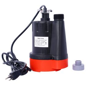 Submersible Water Pump, 1/3HP 2500GPH Thermoplastic Utility Pump Portable Electric Water Pump Sump Pump, With 10 Feet Power Cord.