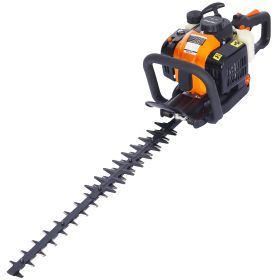 26cc 2 cycle gas powered hedge trimmer , double sided blade 24