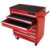 7 DRAWERS MULTIFUNCTIONAL TOOL CART WITH WHEELS-RED