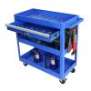 Rolling Tool Cart, Premium 1-Drawer Utility Cart, Heavy Duty Industrial Storage Organizer Mechanic Service Cart with Wheels and Locking System