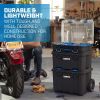 Stack System, Mobile Tool Box for Storage and Organization, Fits 7 Parts Modular Storage System And Suits Power Tools