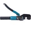 Hydraulic Hand Crimper Tool,Hydraulic Wire Terminal Crimper Swager Battery Cable Lug Crimping Swaging Tool with 9 Pairs Dies