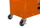 High Capacity Rolling Tool Chest with Wheels and Drawers, 8-Drawer Tool Storage Cabinet--ORANGE