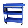 Rolling Tool Cart, Premium 1-Drawer Utility Cart, Heavy Duty Industrial Storage Organizer Mechanic Service Cart with Wheels and Locking System