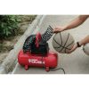 3 Gallon Oil Free Portable Air Compressor, 100PSI, Red