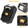 2Packs 18V Li ion Power Tool Battery Replacement Fit for Makita 194205-3 194309-1 BL1830 BL1815 LXT400