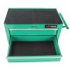 5 DRAWERS MULTIFUNCTIONAL TOOL CART WITH WHEELS-GREEN