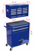 High Capacity Rolling Tool Chest with Wheels and Drawers, 8-Drawer Tool Storage Cabinet--BLUE