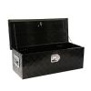 30 Inch Heavy Duty Black Aluminum 5 Bar Tread Tool long Box Truck Pickup Trailer Toolbox Underbody Storage+Lock+Keys (30.1"×12.8"×10.4")