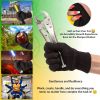 12 Pairs of Brown Jersey Gloves 10' Size Cotton Polyester Knit Gloves for Cooking Grill Barbecue Garden Painter Mechanic Work Industrial Warehouse