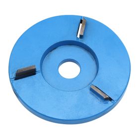 Meterk Six Teeth Power Wood Carving Disc Tool Milling Cutter For 16mm Aperture Angle Grinder Power Tool Accessories (Color: Blue)