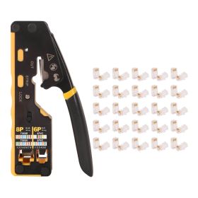 Crimping Tool For Insulated Electrical Connectors,Wire Stripper,Wire Crimping Tool (Type: RJ45 Crimp Tool KIT)