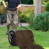 Lawn Care Tools Peat Moss Spreader with U-shape Handle